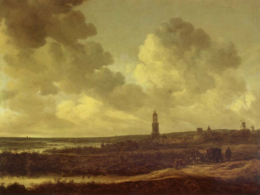 Jan van  Goyen Face on Rhenen